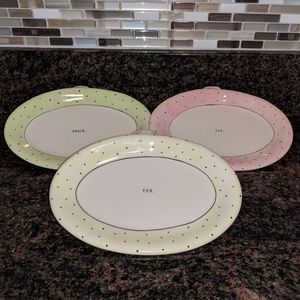 NEW! Rae Dunn Easter Collection - 3 Plates